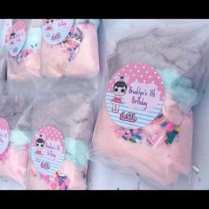 50 3 Flavour Mini Cotton Candy Bag Favours